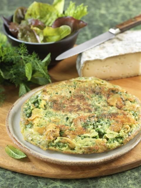 Matafan aux fines herbes et à la Tome des Bauges